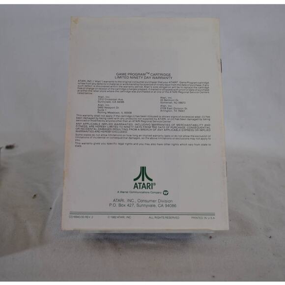 Atari Berzerk Game with Original Box and Instruction Manual - Picture 4 of 8